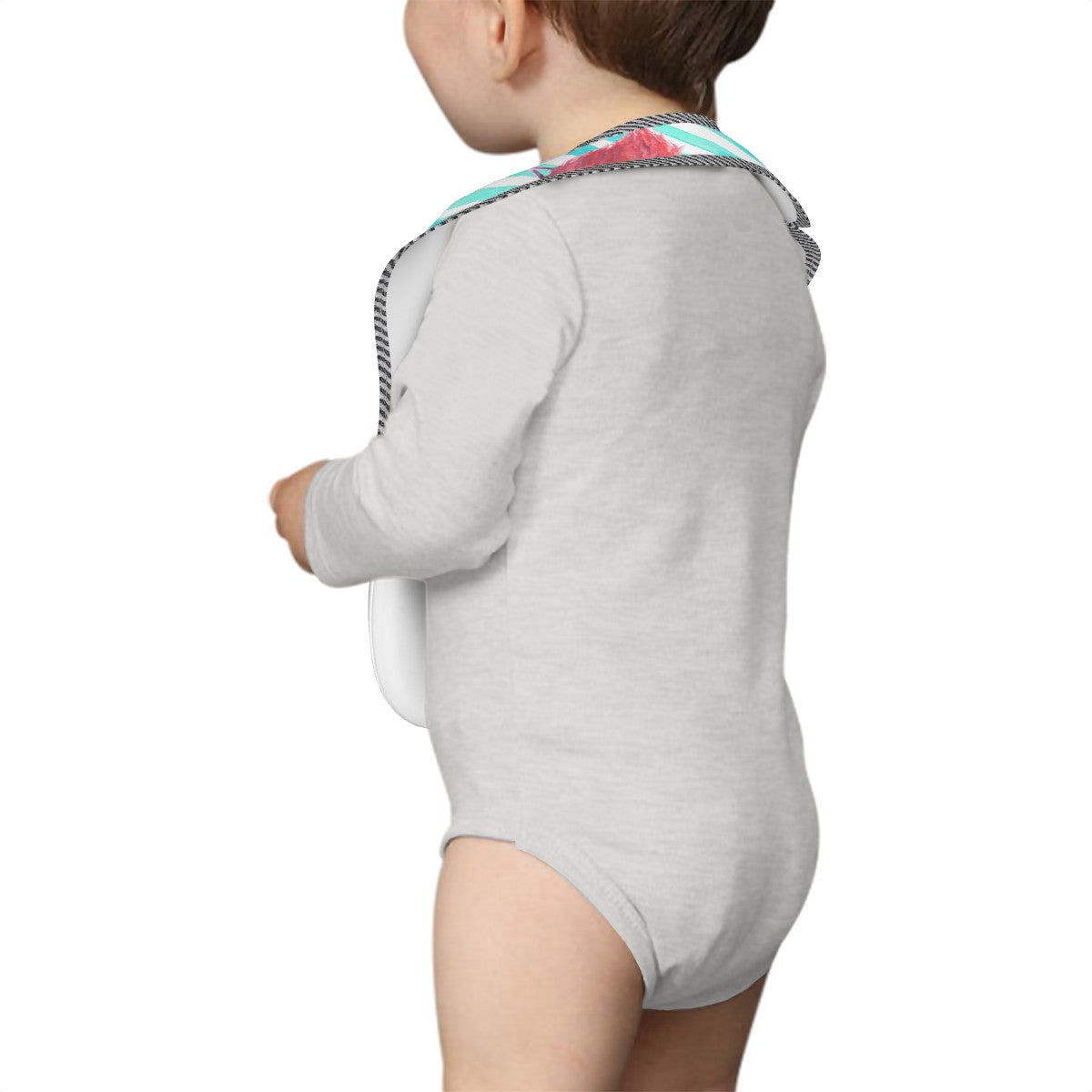 Miz & Ray Flamingo Baby Bib | Waterproof & Wipeable | 6–24 Months