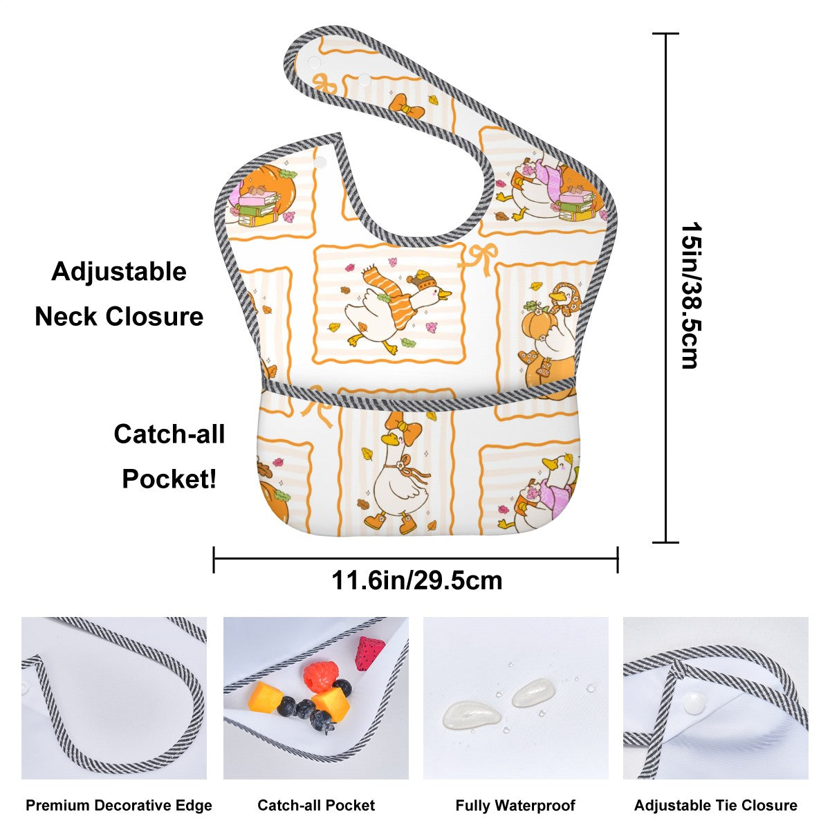 Baby Bibs 4 FISH FLAMINGO FLOWER3 GB