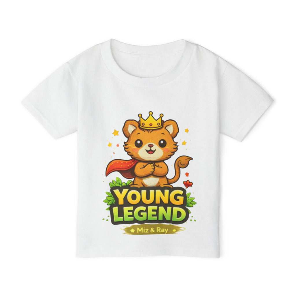 Kleinkind-T-Shirt „Young Legend“ – Grafik-T-Shirt „Young Legend“.