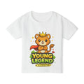 Kleinkind-T-Shirt „Young Legend“ – Grafik-T-Shirt „Young Legend“.