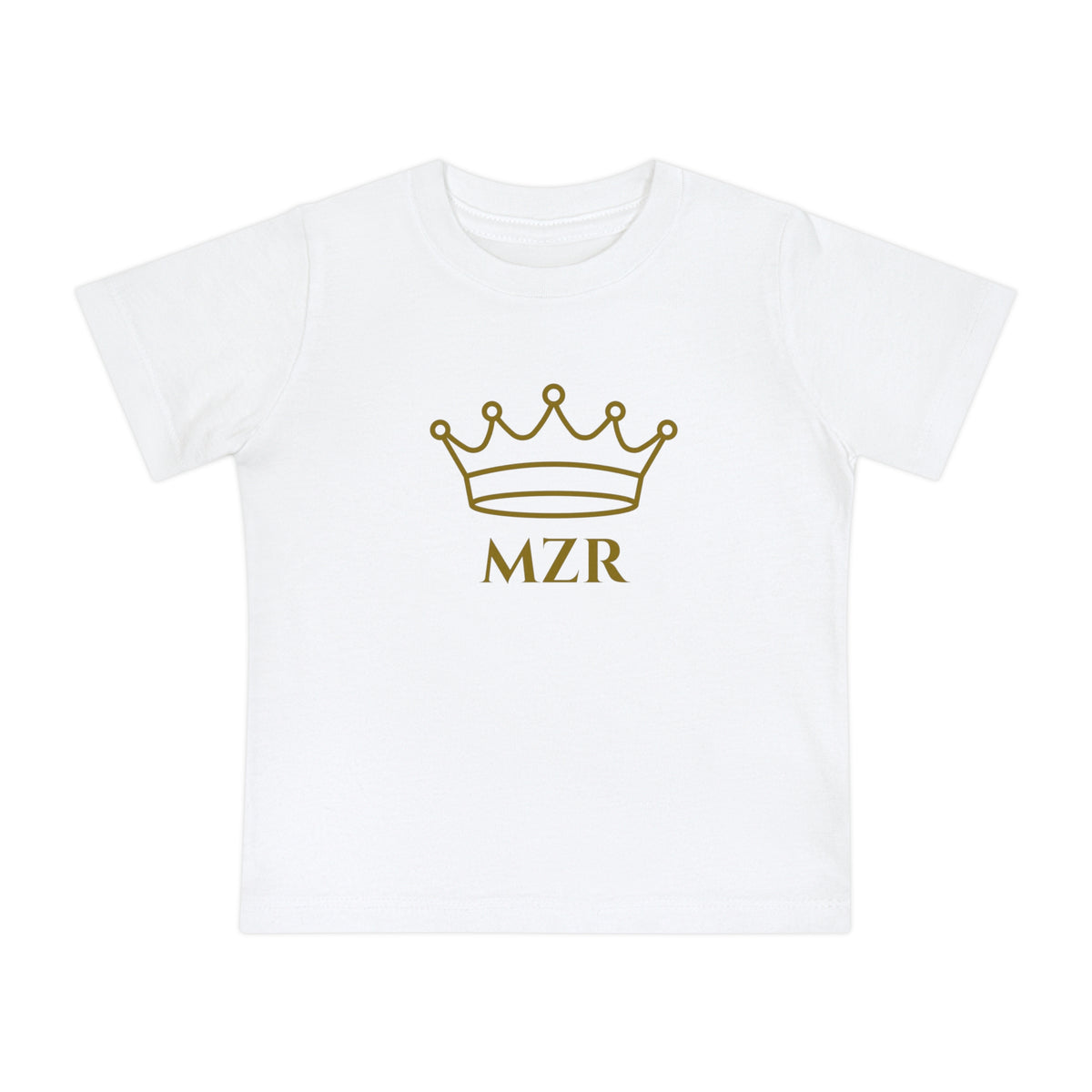Gold Crown Monogram| "MZR" | Unisex  Royalty Tee