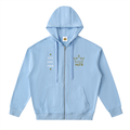 FC001|D.1 HERITAGE| Drop-Shoulder Zip Up Hoodie