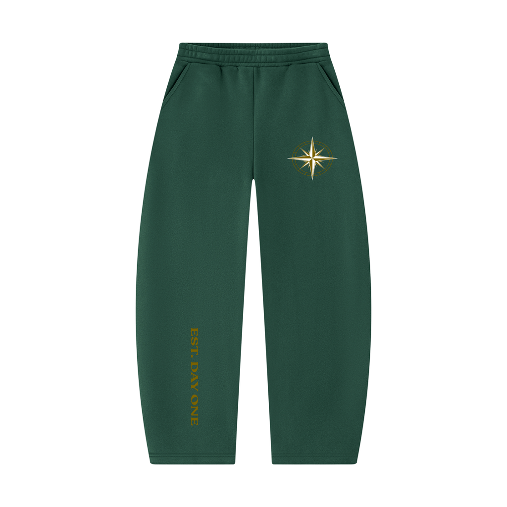 FC001 EST.D1| Unisex Barrel Leg Sweatpants