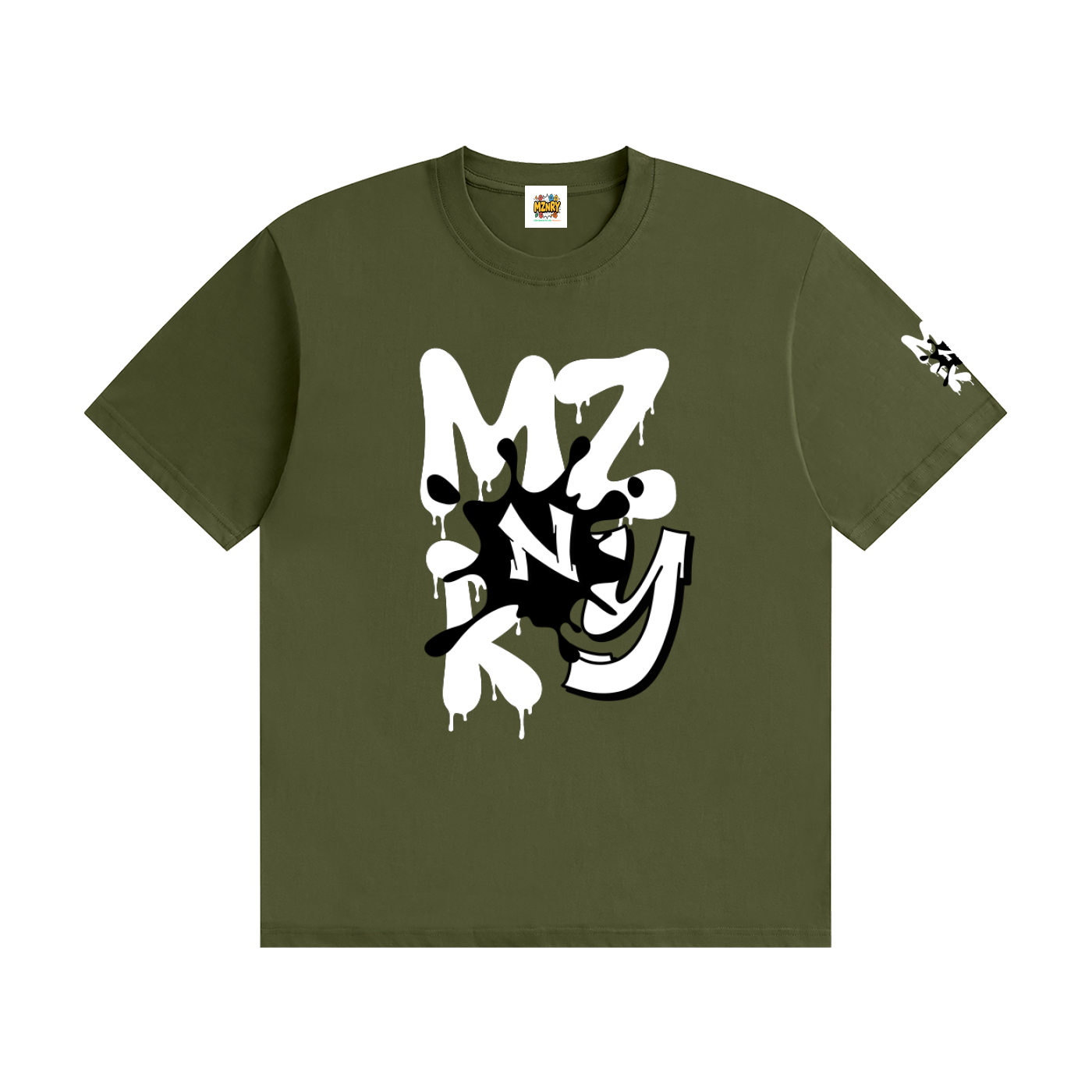 MZNRY| BLK&WHT | Unisex Seamless Cotton T-Shirt