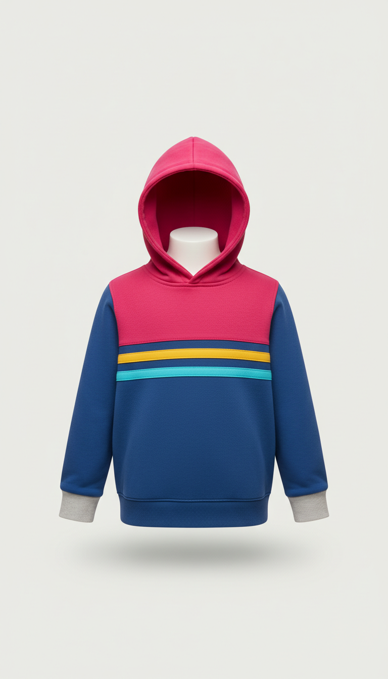 Plush Cotton Blend Hoodie