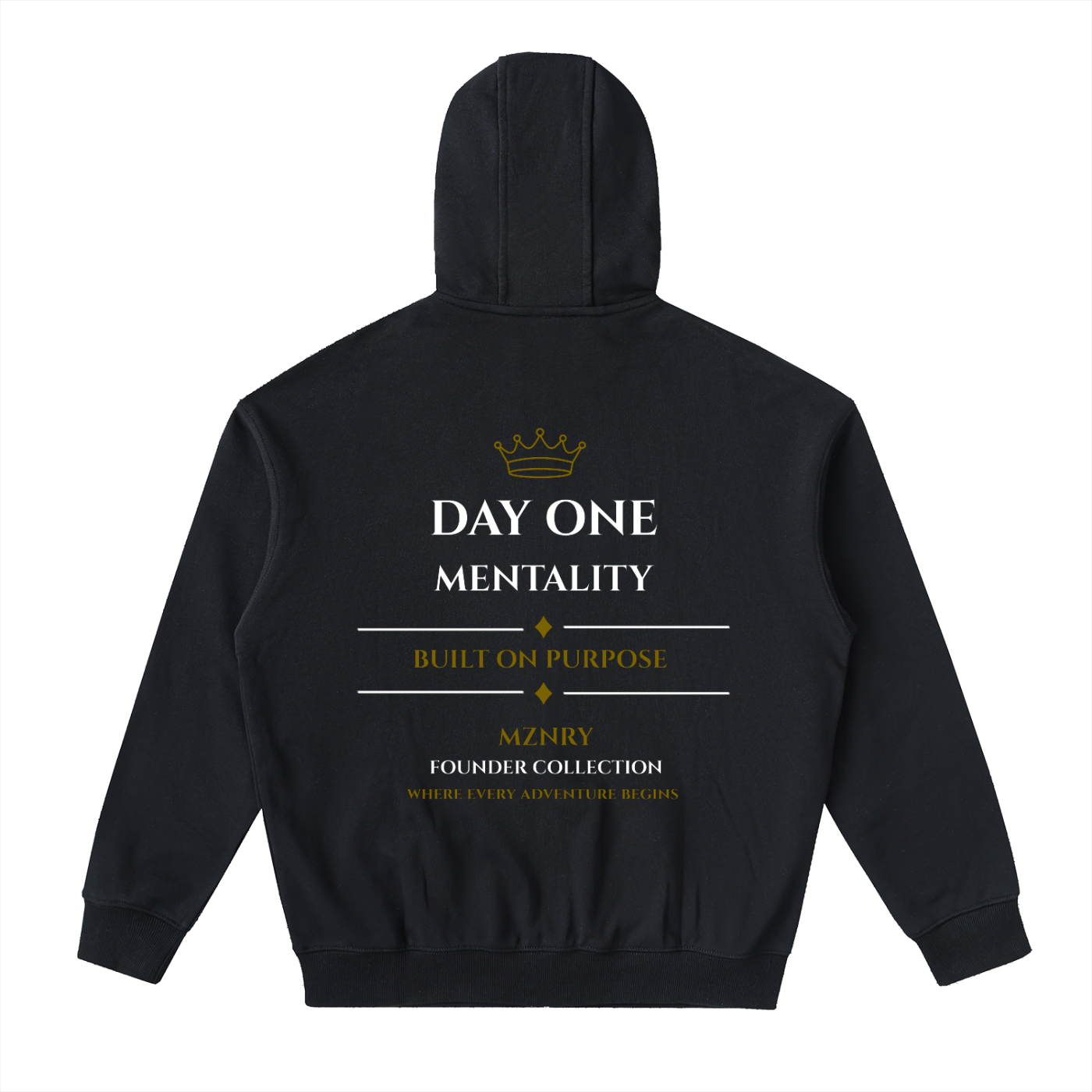 FC001|D.1 HERITAGE| Drop-Shoulder Zip Up Hoodie