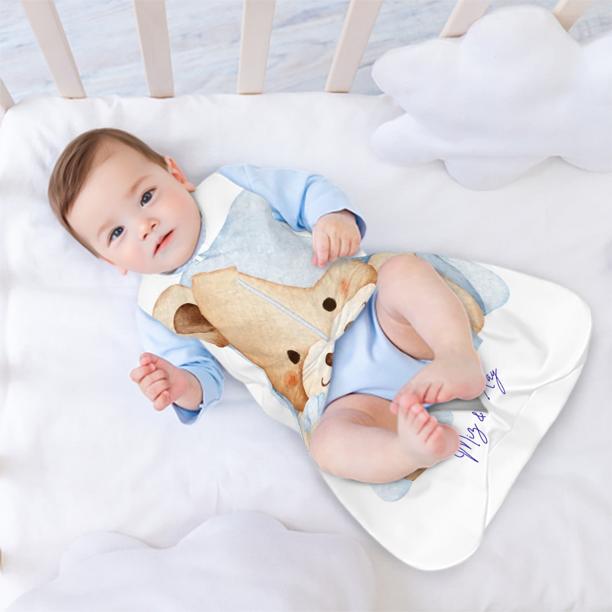 Miz & Ray Sleeveless Baby Sleep Sack – Soft Plush Printed Wearable Blanket
