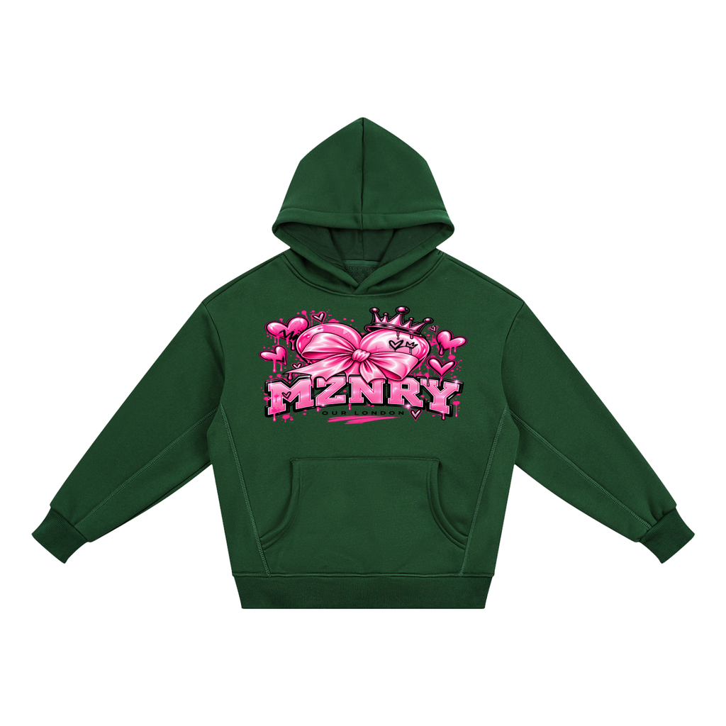 MZNRY| PINK HEARTS Kids’ Fleece Hoodie