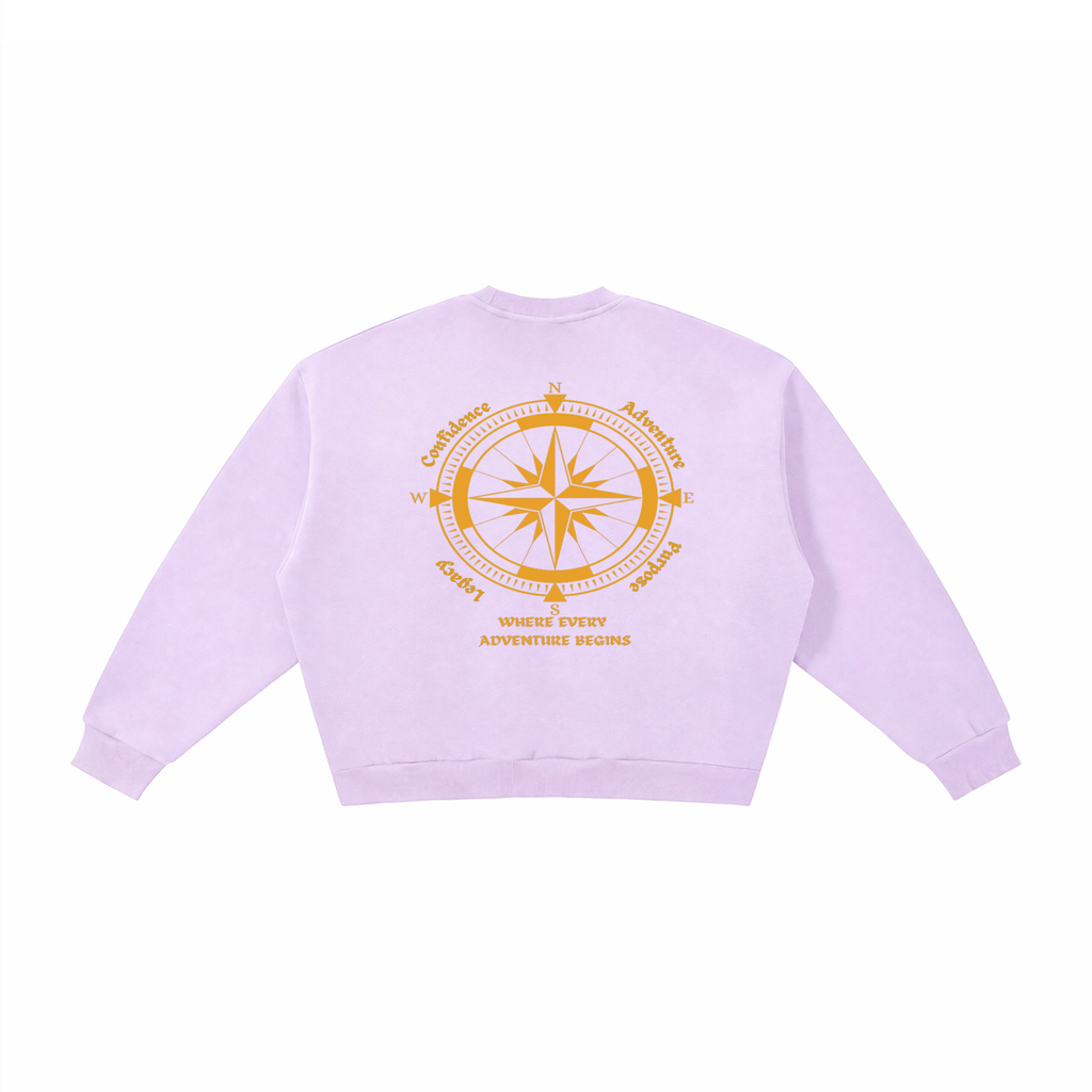 Boxy Fleece Crewneck Sweatshirt