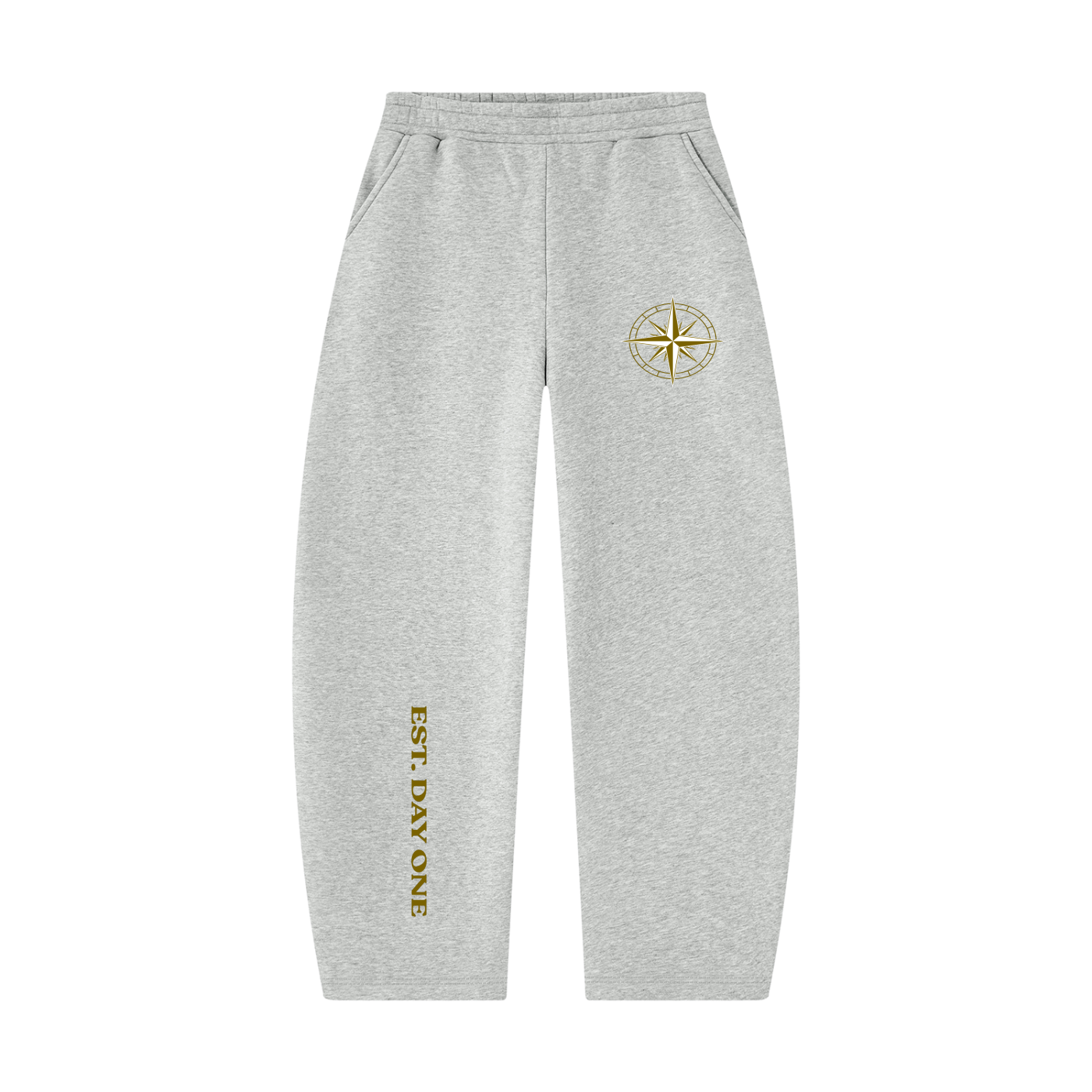 FC001 EST.D1| Unisex Barrel Leg Sweatpants