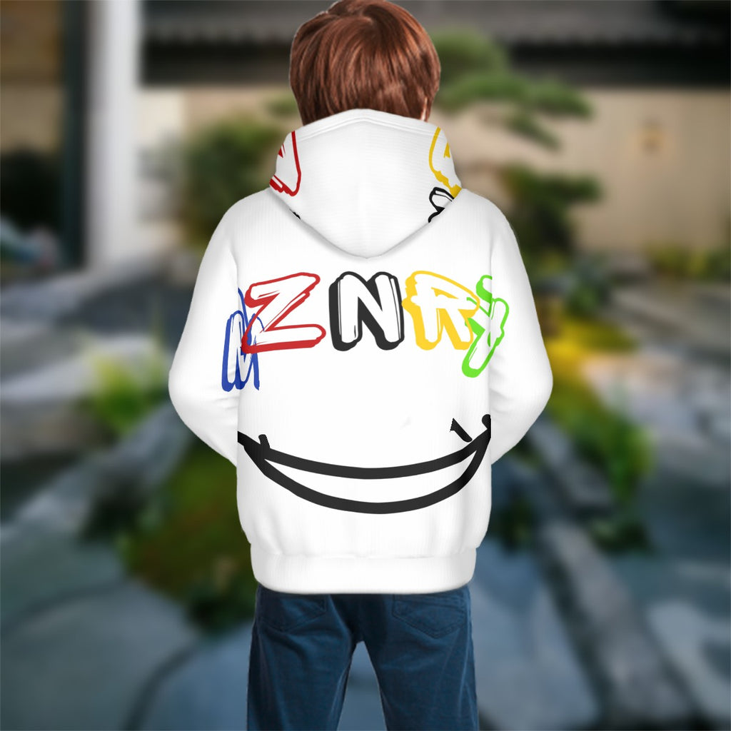 MZNRY Limited Edition Smile Youth Hoodie – Kids' 3D Print Pullover