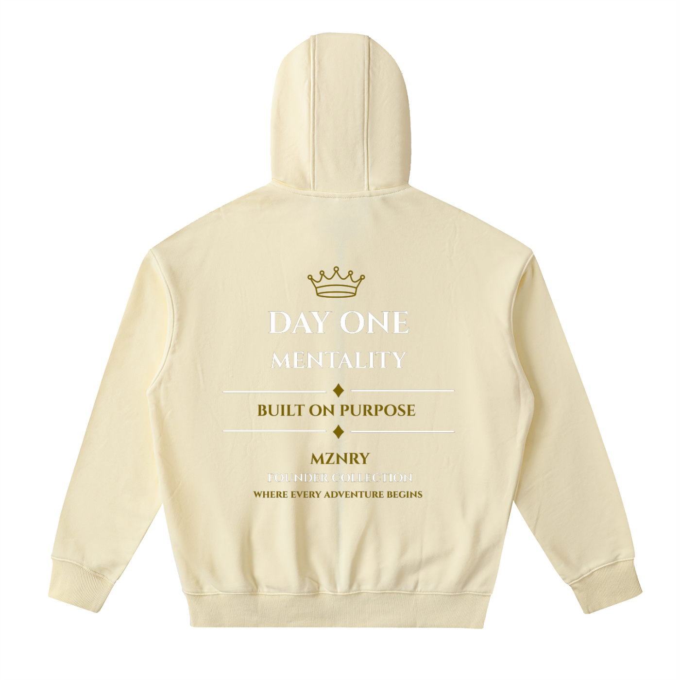 FC001|D.1 HERITAGE| Drop-Shoulder Zip Up Hoodie