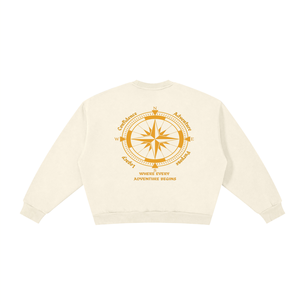 Boxy Fleece Crewneck Sweatshirt