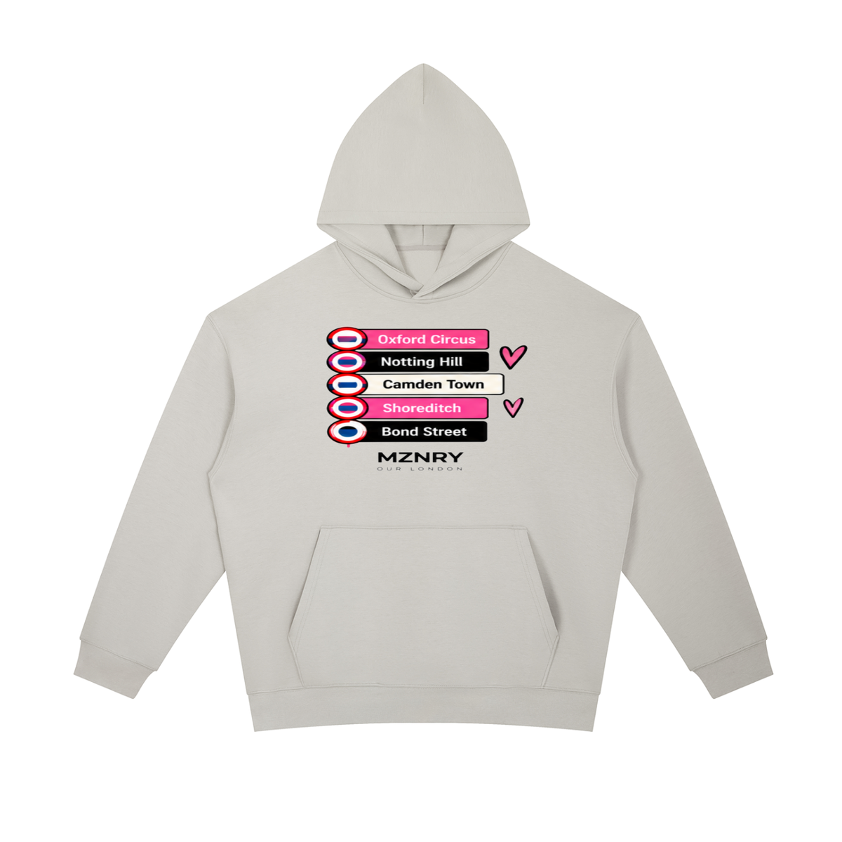 MZNRY| STATION Oversized Heavyweight Hoodie