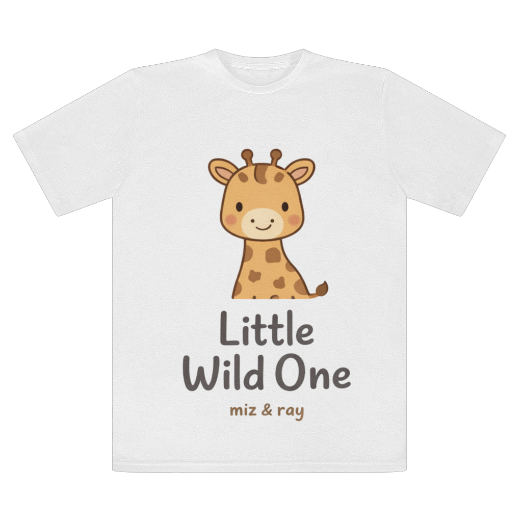 Wild One Kollektion Giraffen Unisex T-Shirt | Miz & Ray