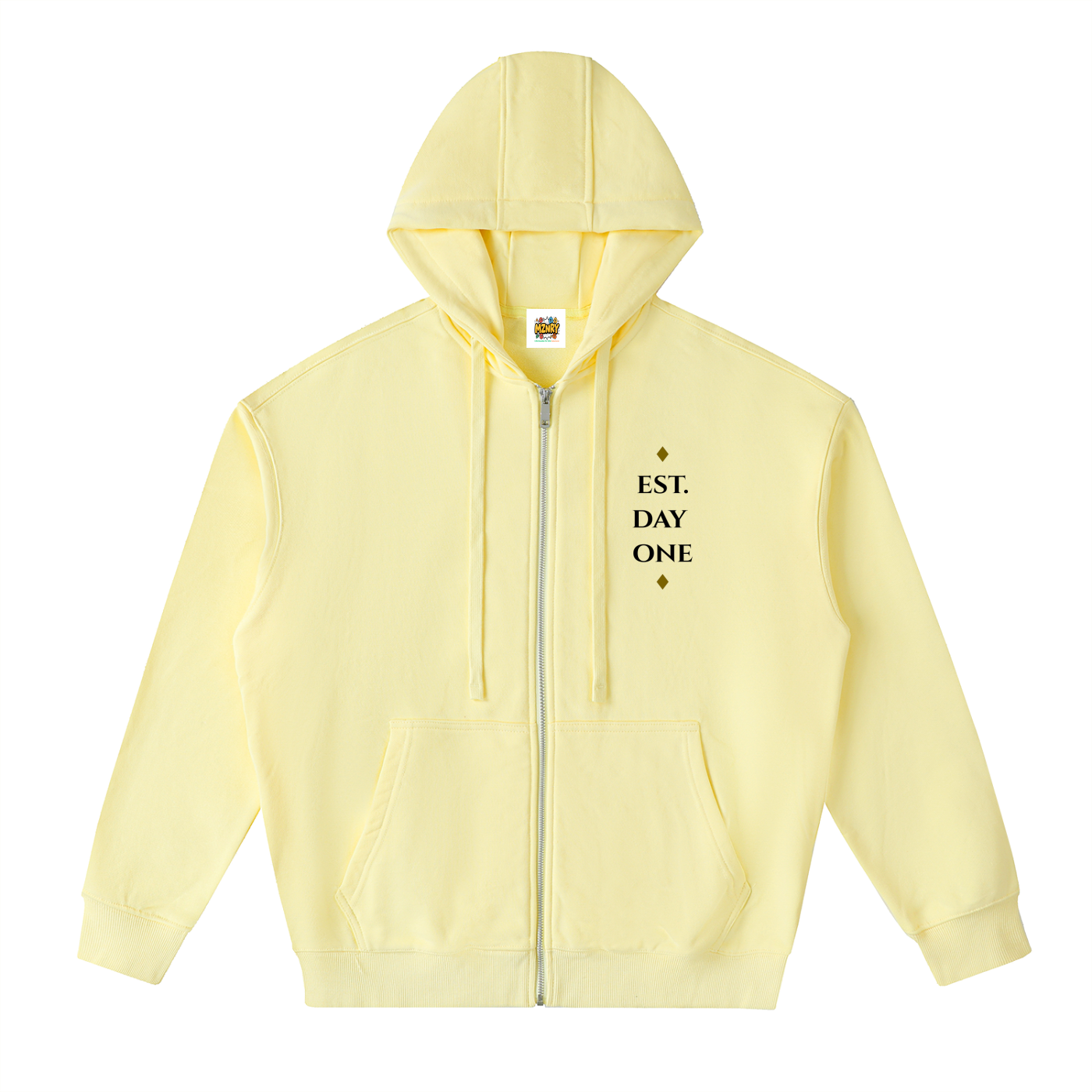FC001|D1. MENTALITY| Drop-Shoulder Zip Up Hoodie