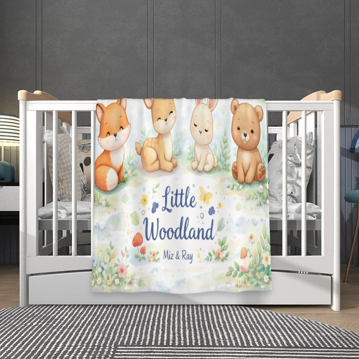 Little Woodlands' Super Soft Plush Baby Blanket