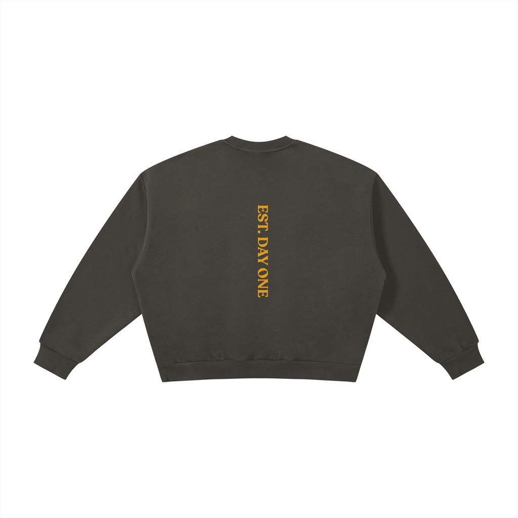Boxy Fleece Crewneck Sweatshirt