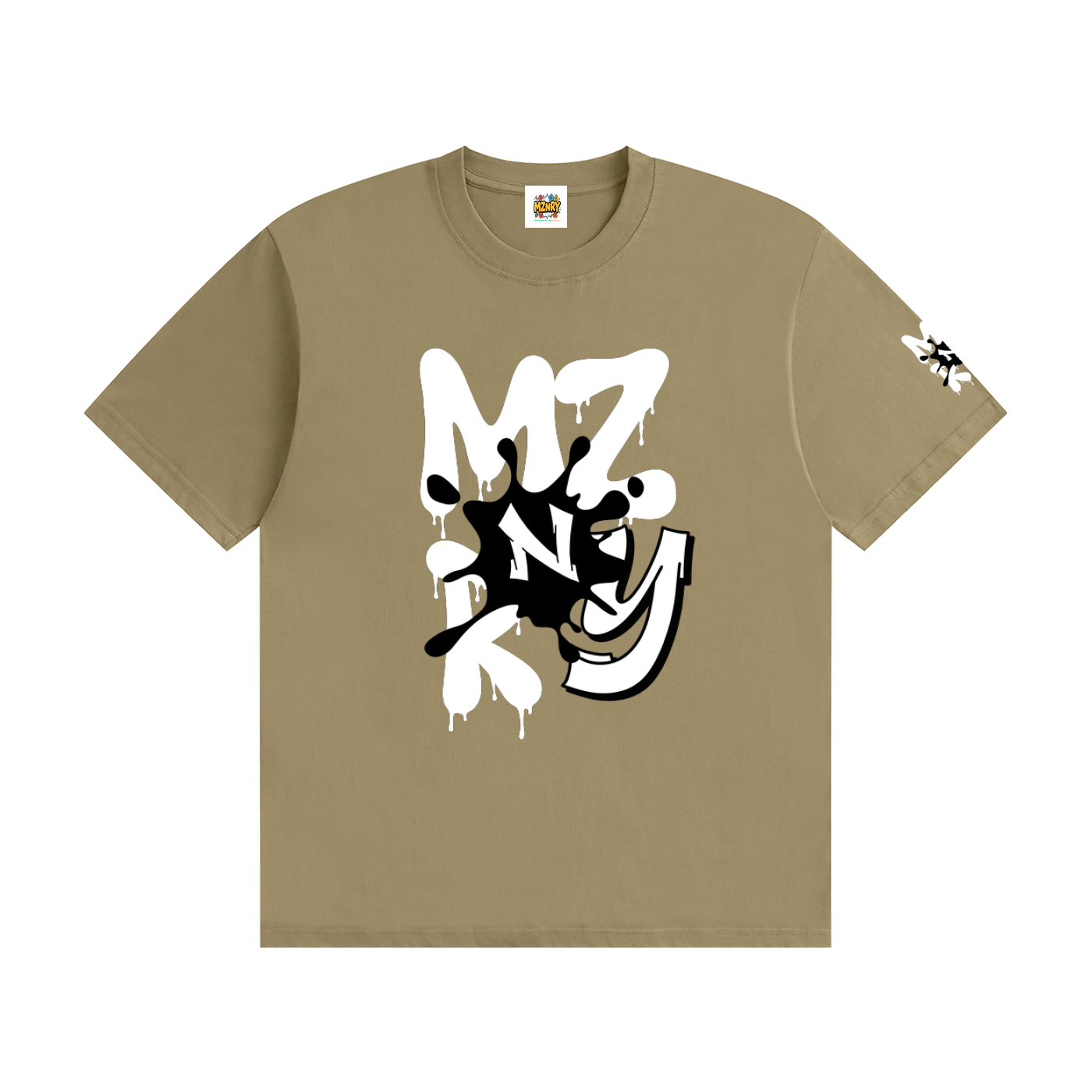 MZNRY| BLK&WHT | Unisex Seamless Cotton T-Shirt