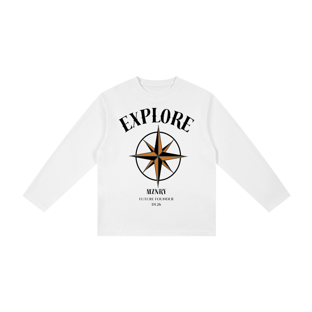 Kid's Drop Shoulder Long Sleeve T-Shirt