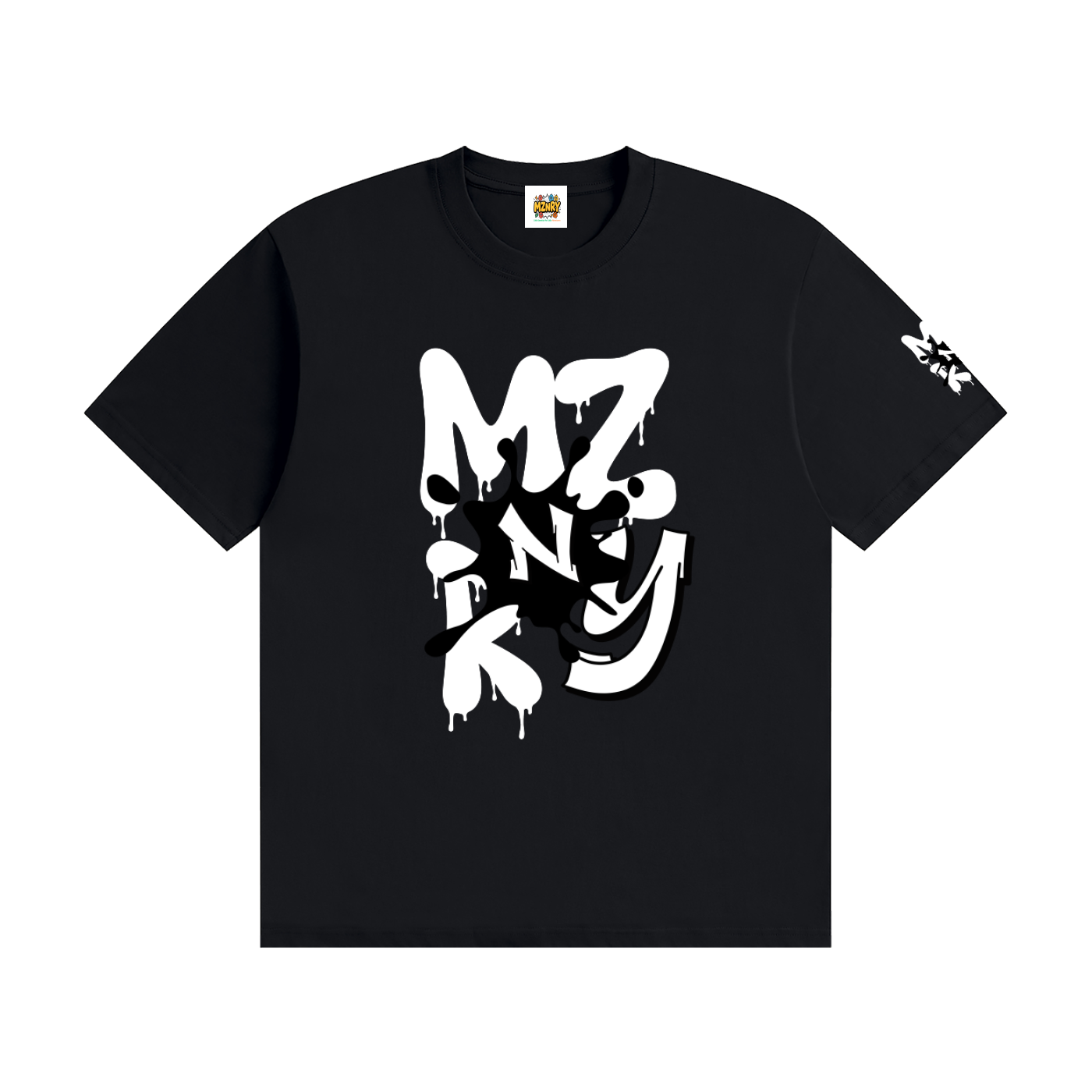 MZNRY| BLK&WHT | Unisex Seamless Cotton T-Shirt