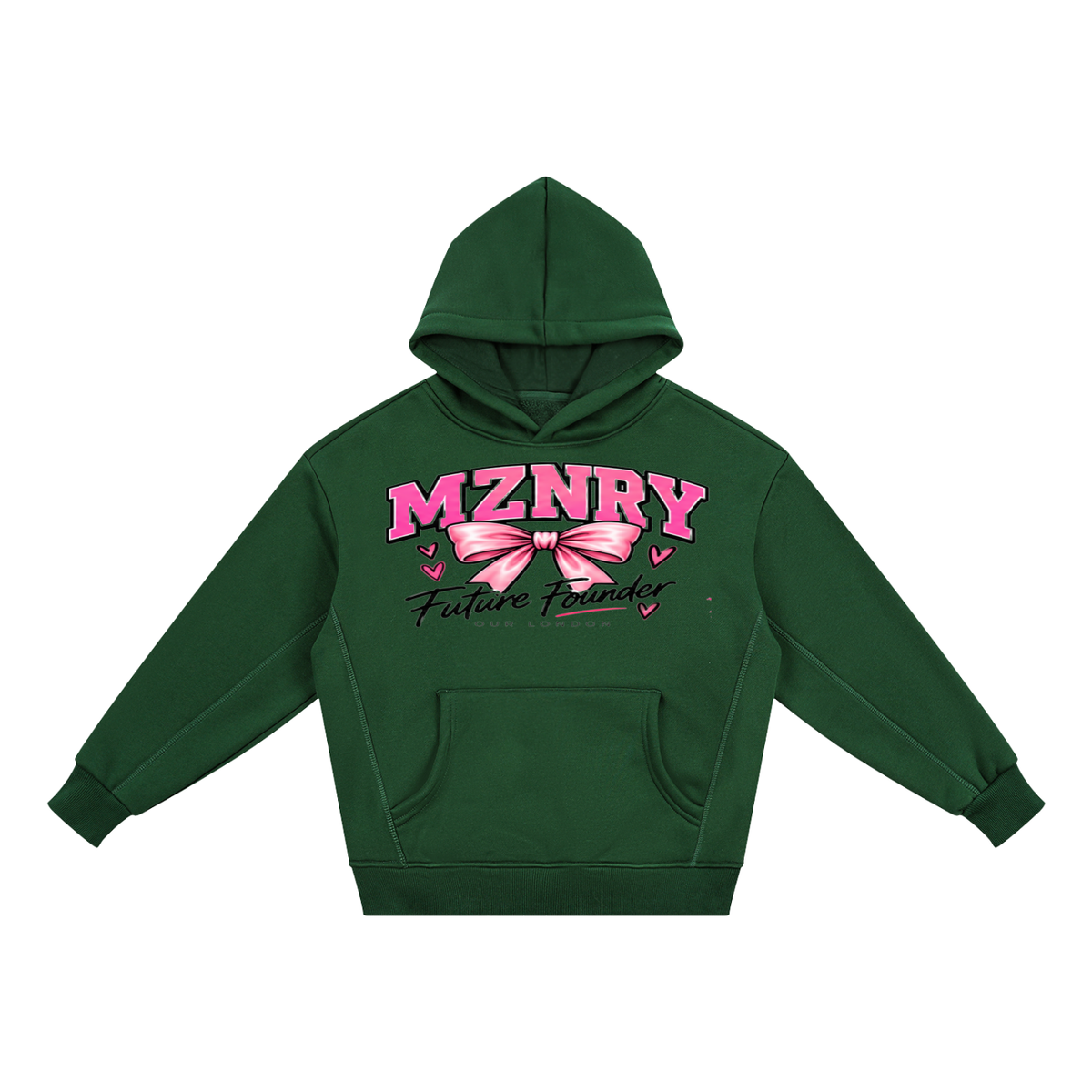 MZNRY| PINK LOGO Kids’ Fleece Hoodie