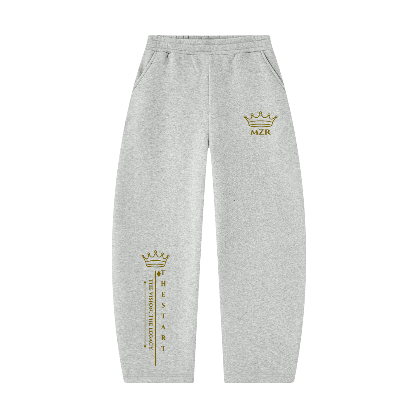 FC001| THE START| Unisex Barrel Leg Sweatpants