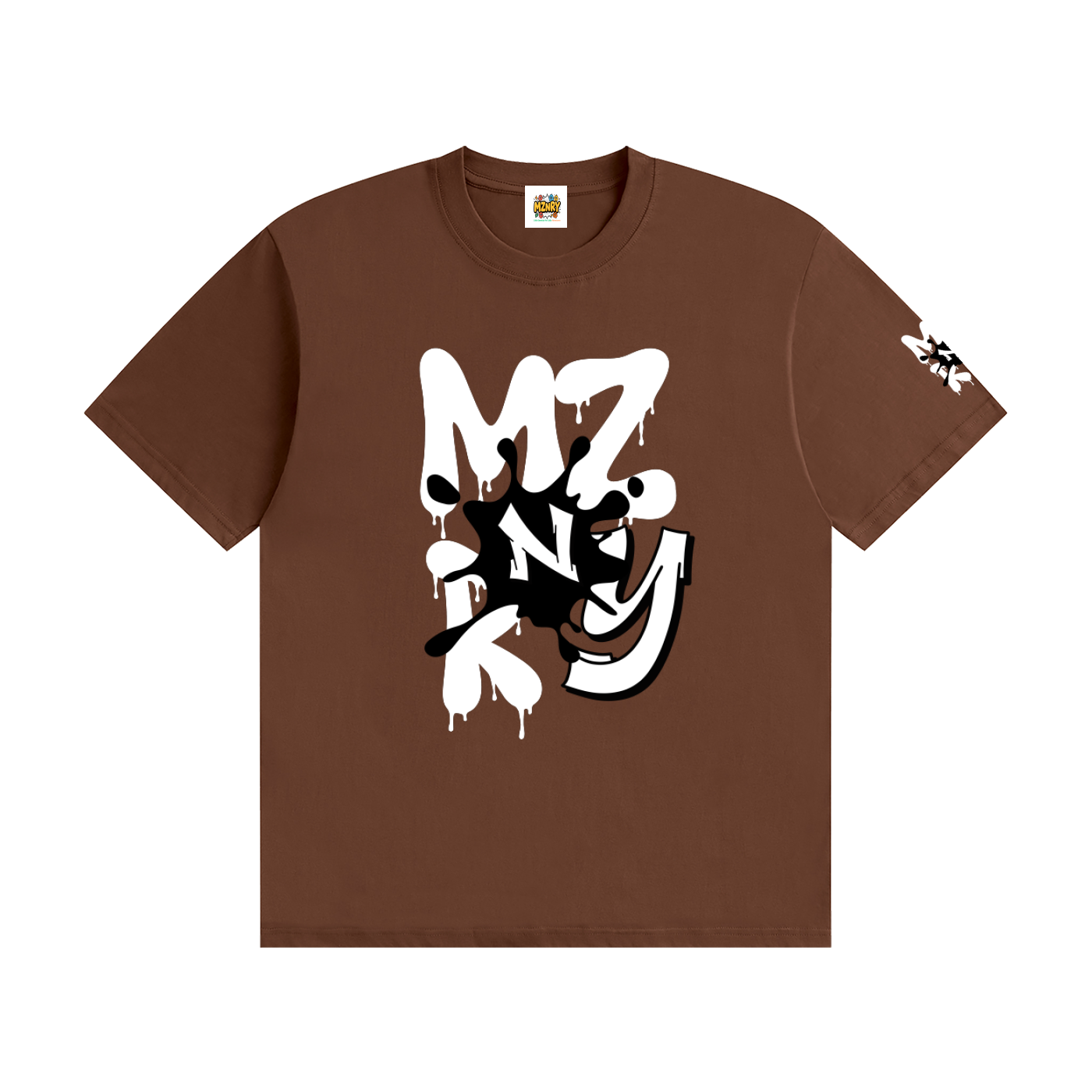 MZNRY| BLK&WHT | Unisex Seamless Cotton T-Shirt
